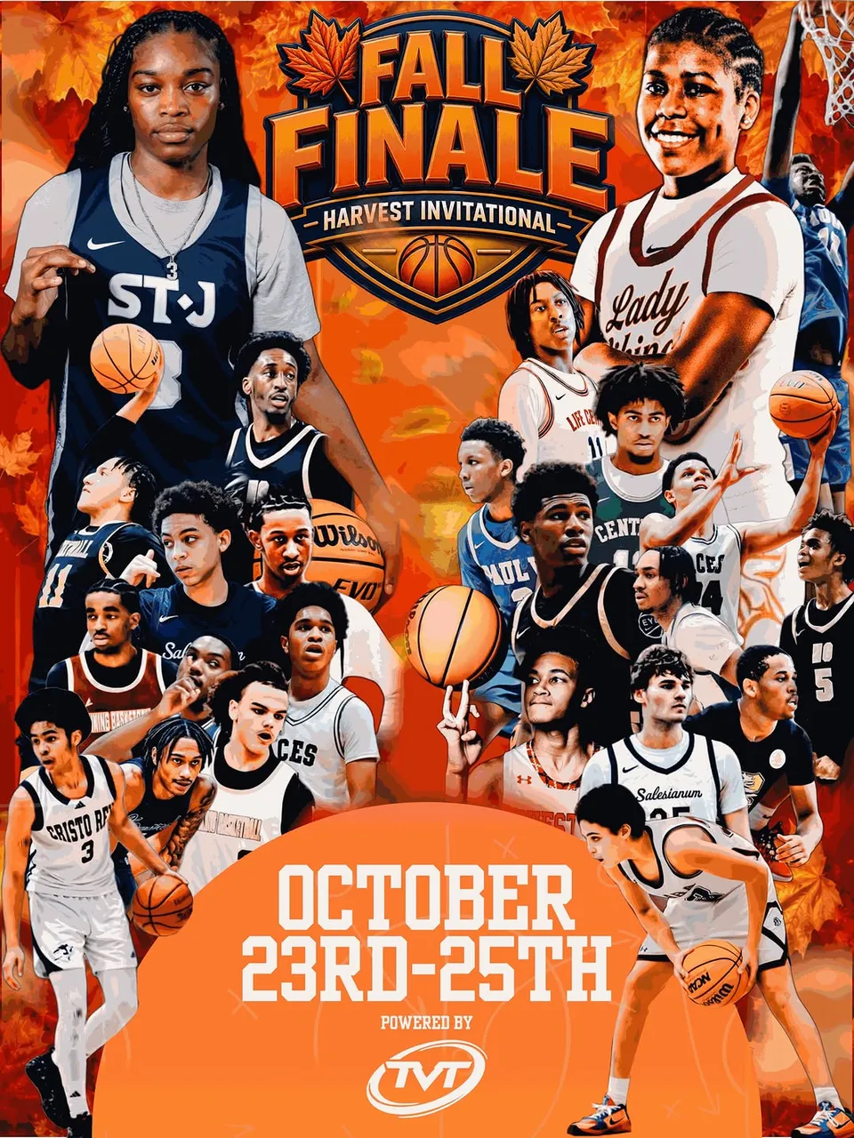 The Fall Finale Harvest Invitational poster, October 23 to 25